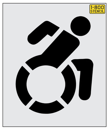 NYSDOT 30" Accessible Icon Handicap Stencil