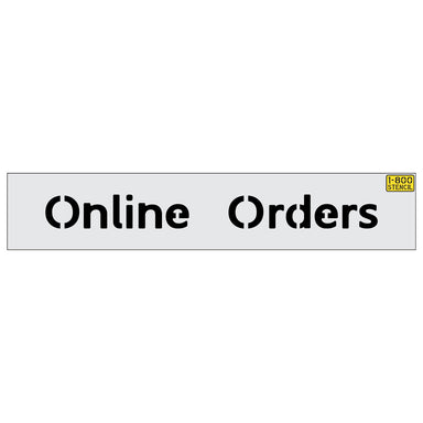 8" Safeway Online Orders Stencil