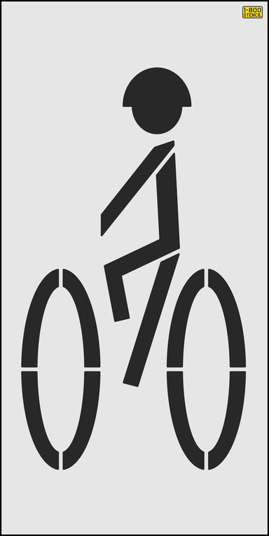 72" North Carolina DOT Bike Lane Stencil