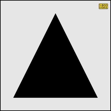 36" Seattle DOT Triangle Symbol Stencil
