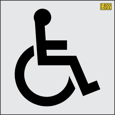 41" Illinois DOT Handicap Stencil
