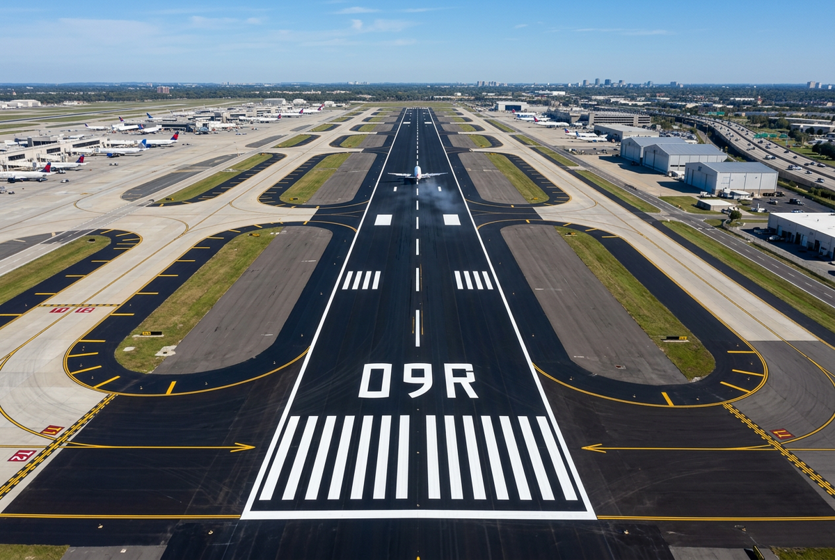 Pavement Stencil Safety: From Airports to Warehouses
