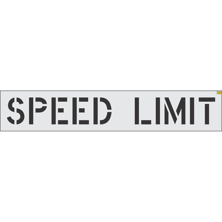 12 inch SPEED LIMIT pavement marking stencil for parking lot and private roadway striping applications