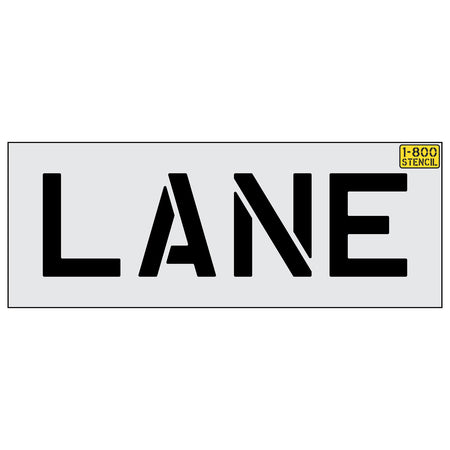 10 inch LANE stencil