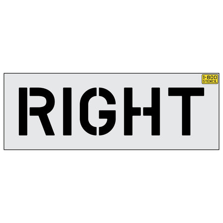 10 inch RIGHT stencil
