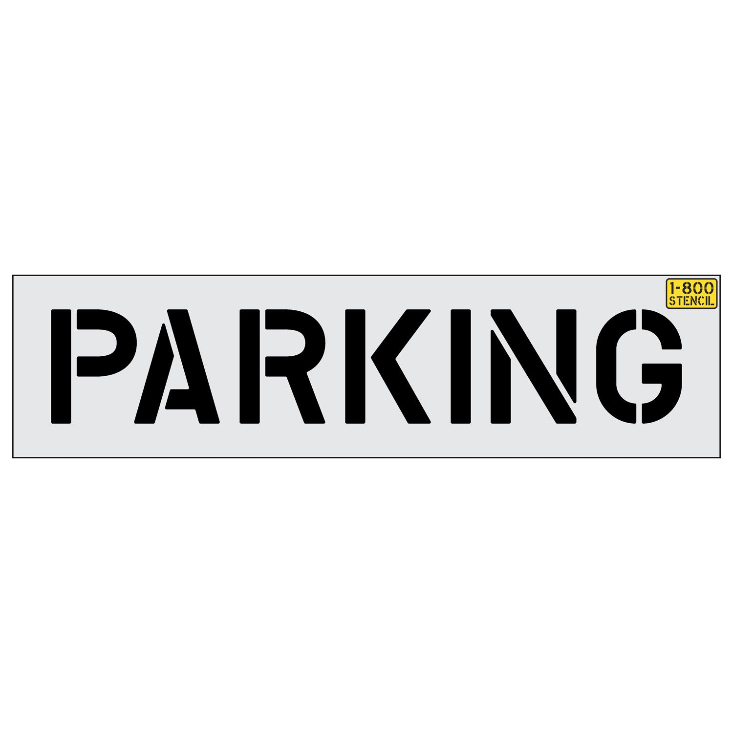 10 inch PARKING stencil