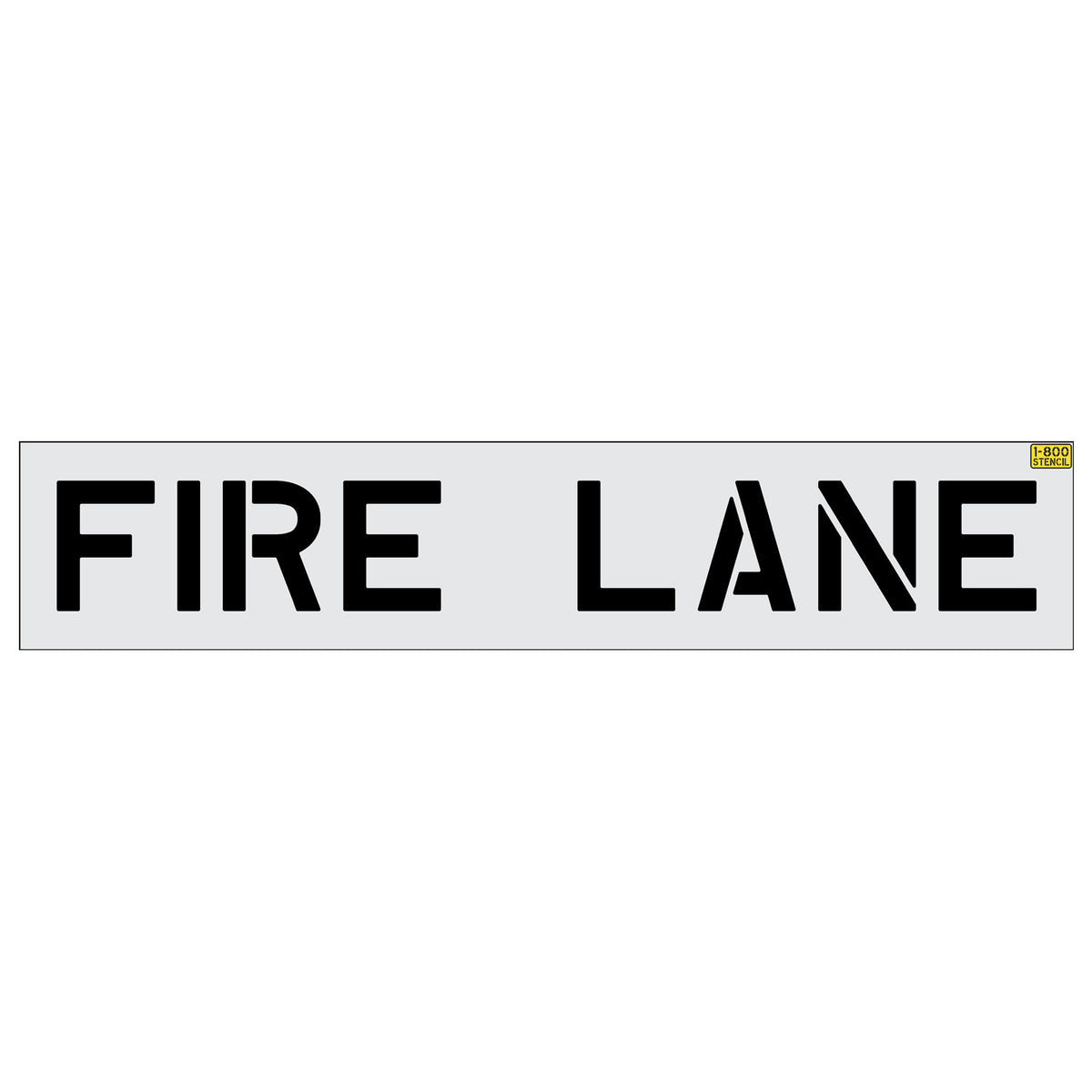 10 inch FIRE LANE stencil 