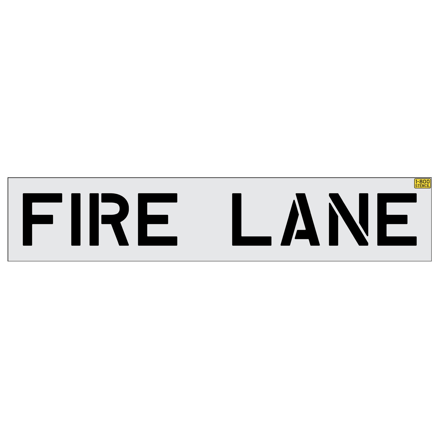 10 inch FIRE LANE stencil 