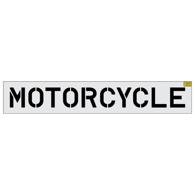 10" MOTORCYCLE Stencil