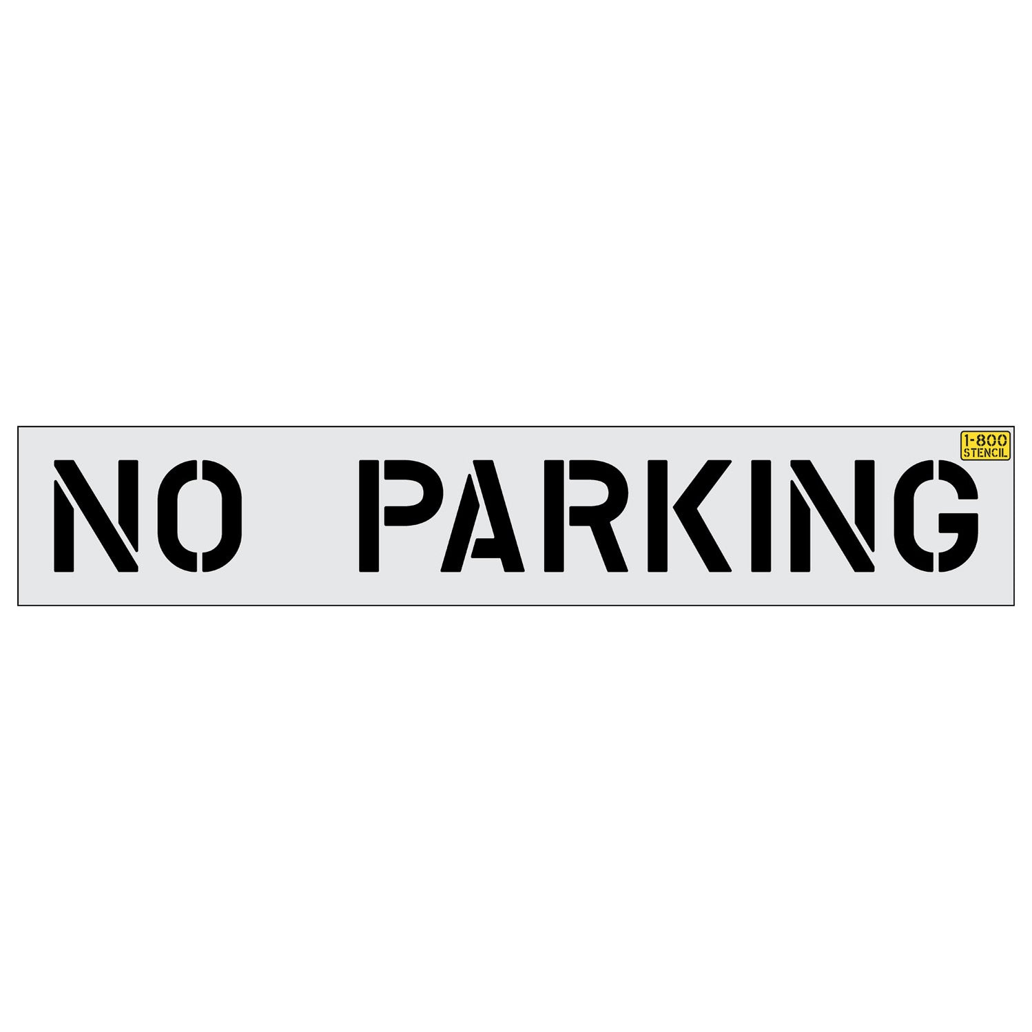 10" NO PARKING Stencil 1800Stencil
