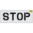 10" STOP Stencil