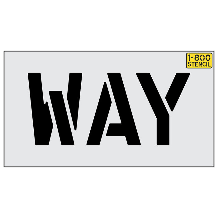 10" WAY Stencil
