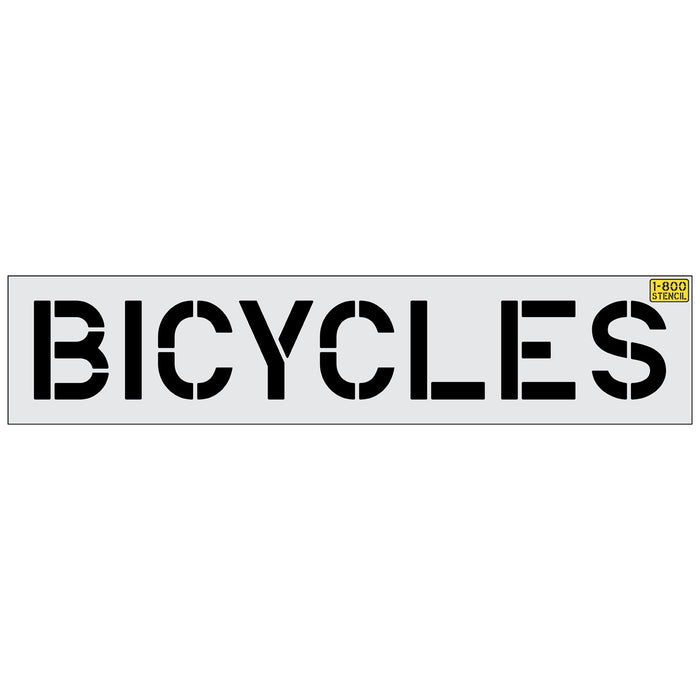 12" BICYCLES Stencil