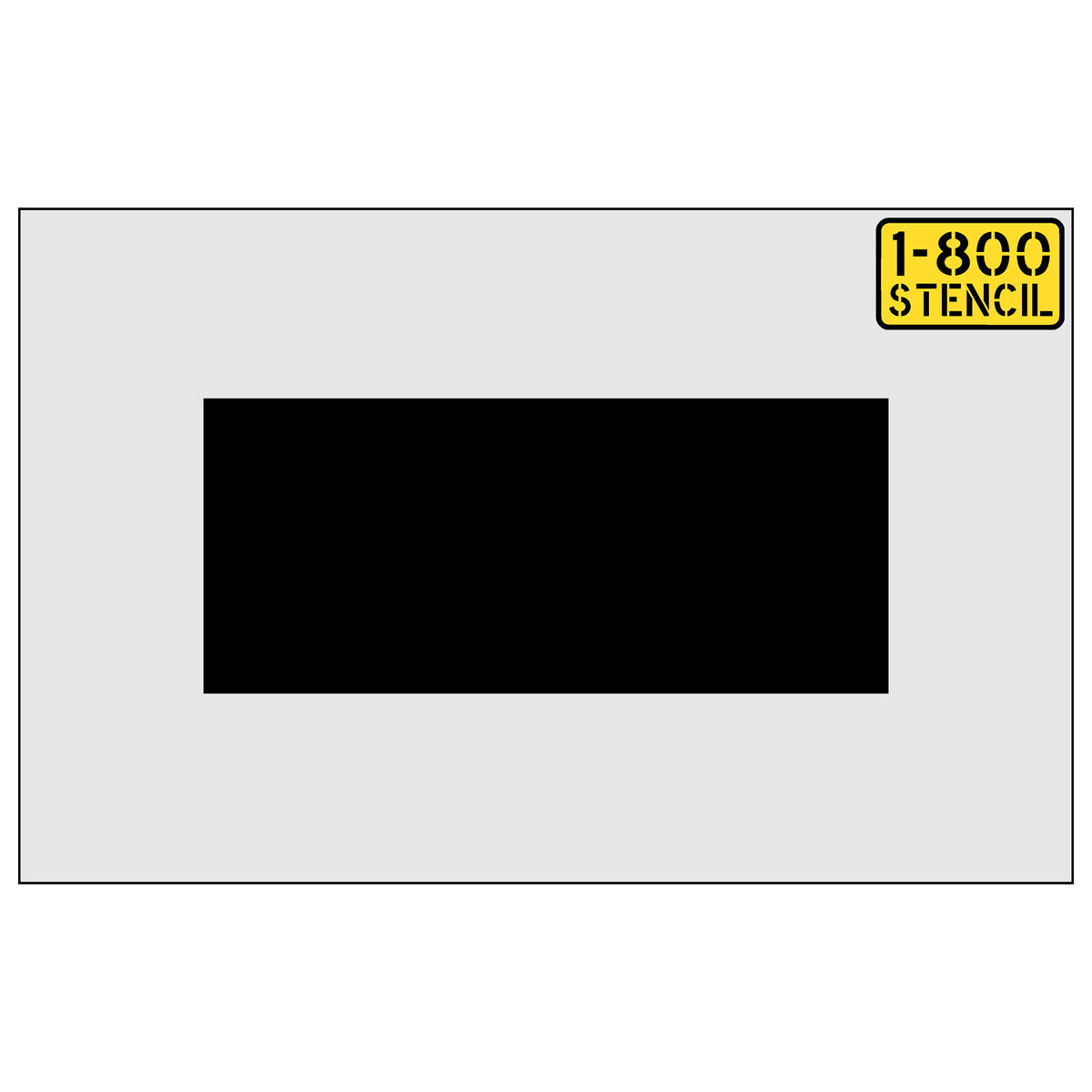 14"x33" Parking Lot Line Stencil — 1800Stencil