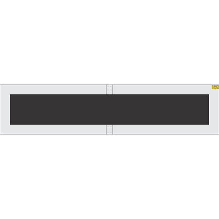 18 inch by 10 foot line stencil for parking lot, roadway, and commercial pavement striping applications
