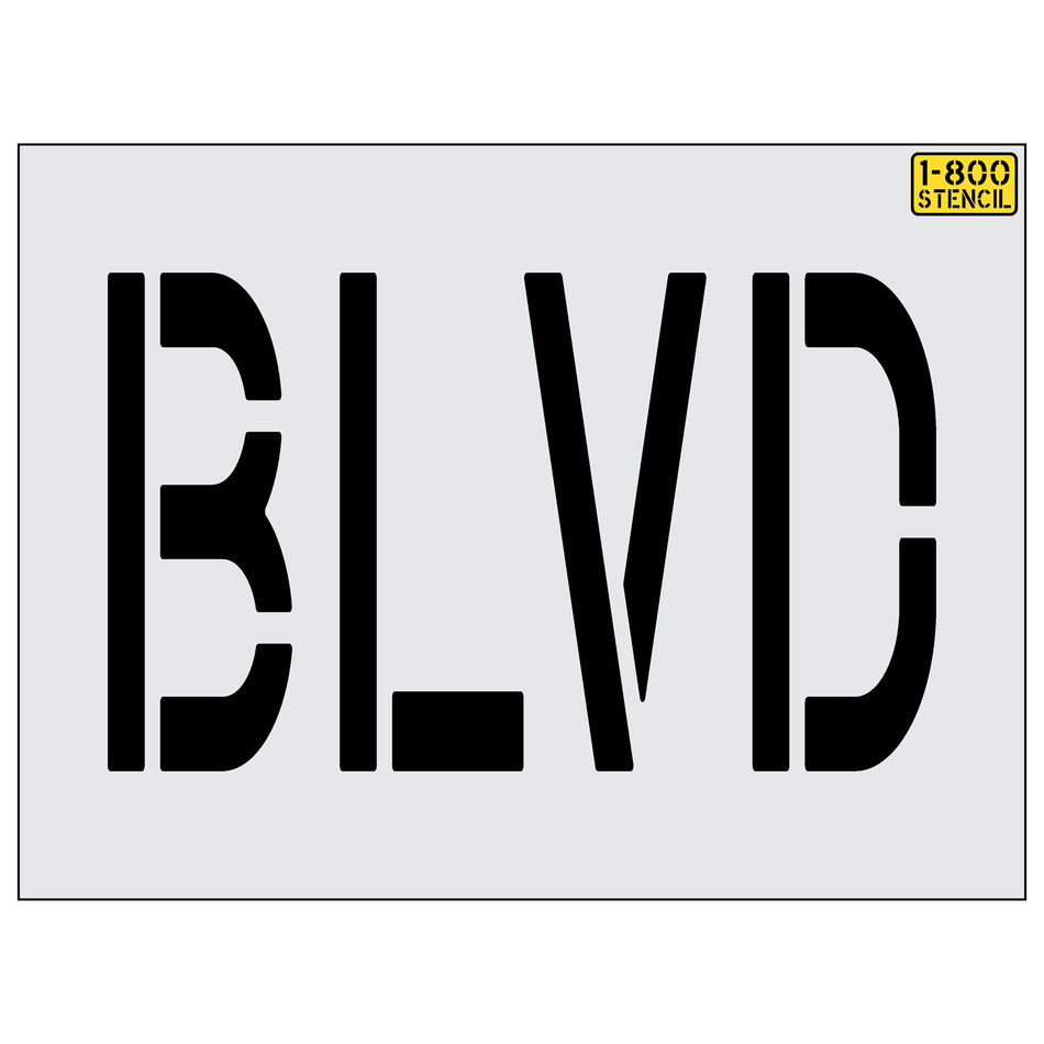 24" BLVD Stencil