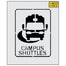 24" Campus Shuttles Stencil