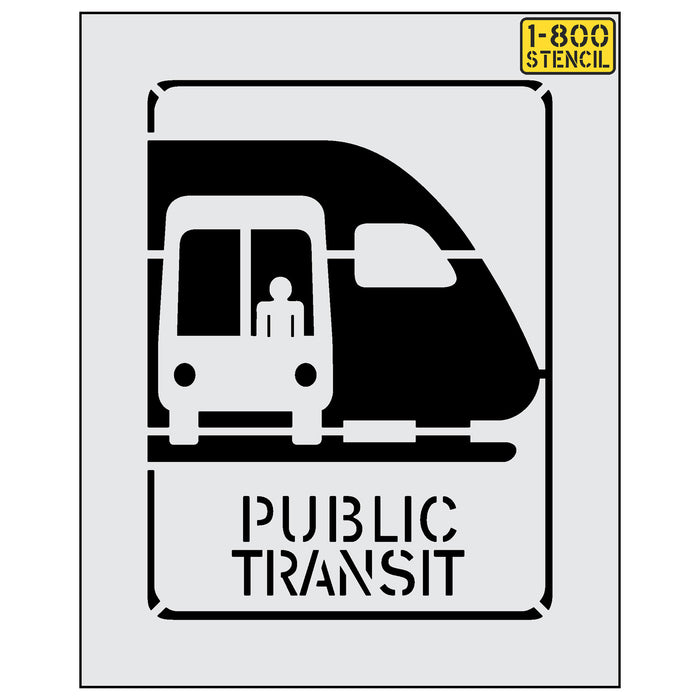 24" Public Transit Stencil