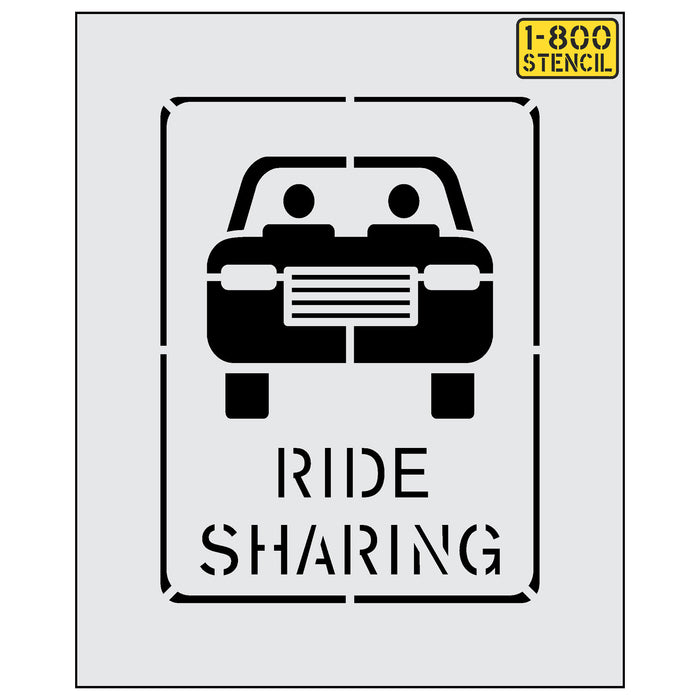 24" Ride Sharing Stencil