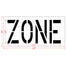 24" ZONE Stencil