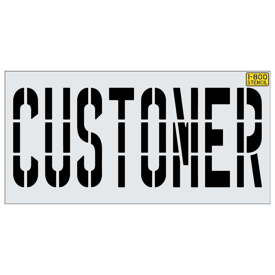 36" CUSTOMER Stencil