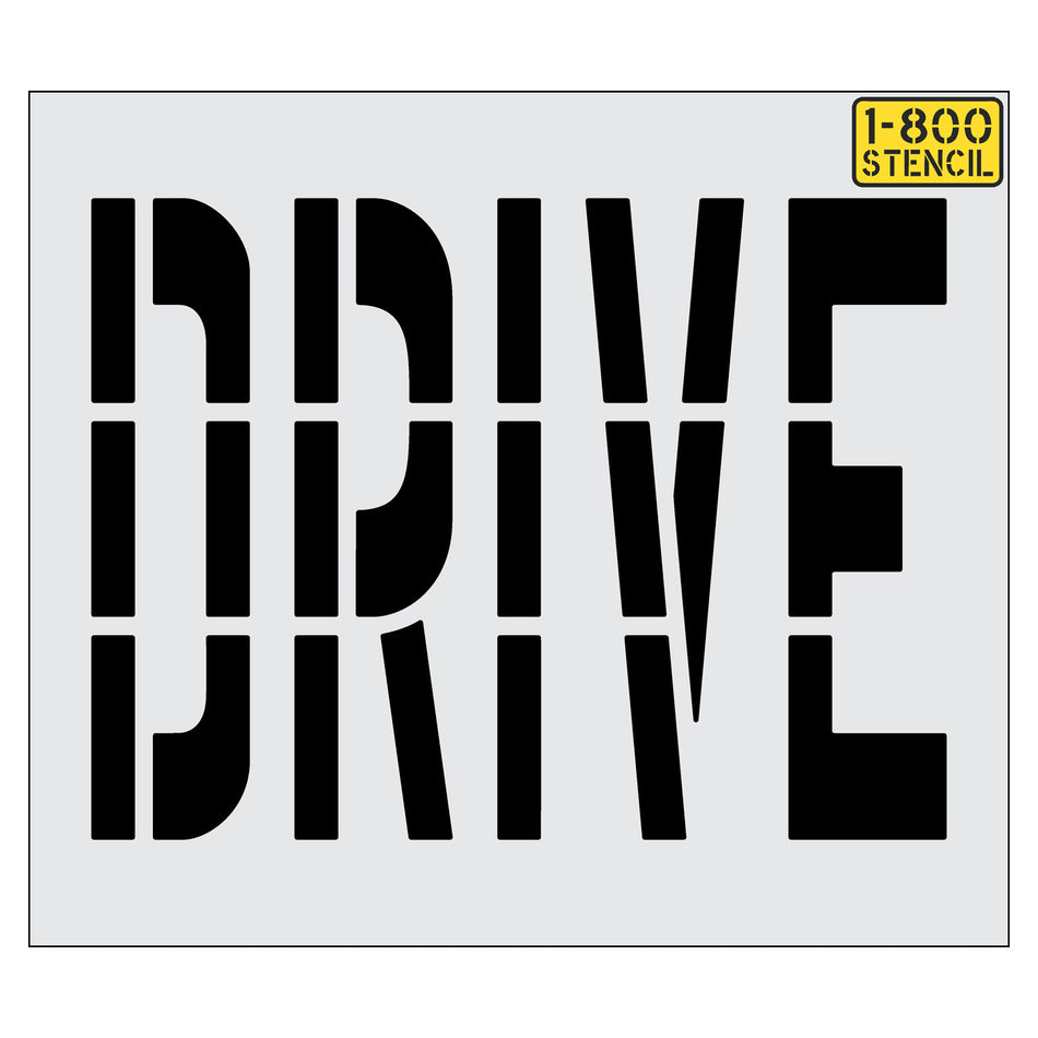 36" DRIVE Stencil