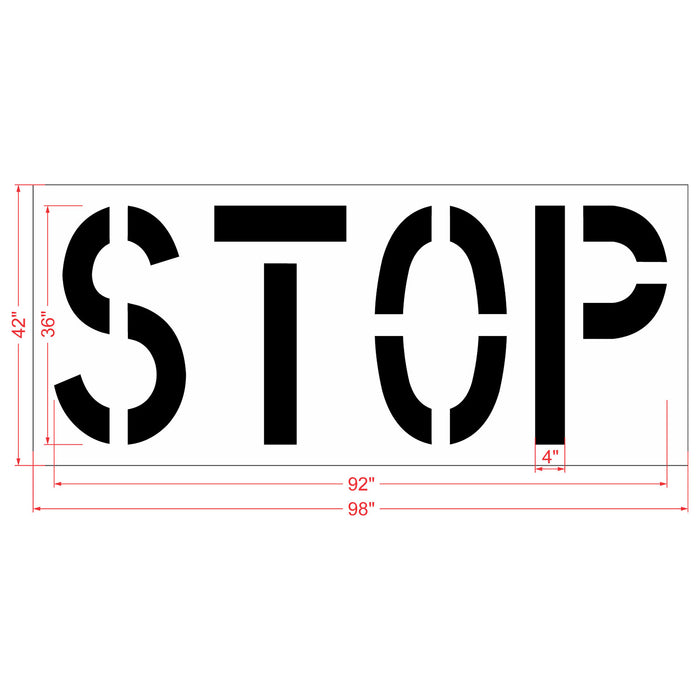 36" Retail STOP Stencil
