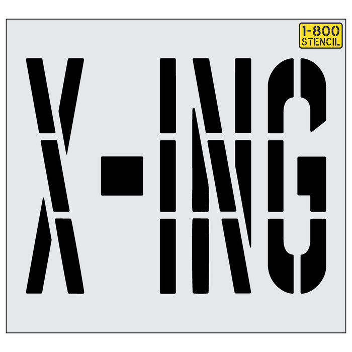 36" X-ING Stencil