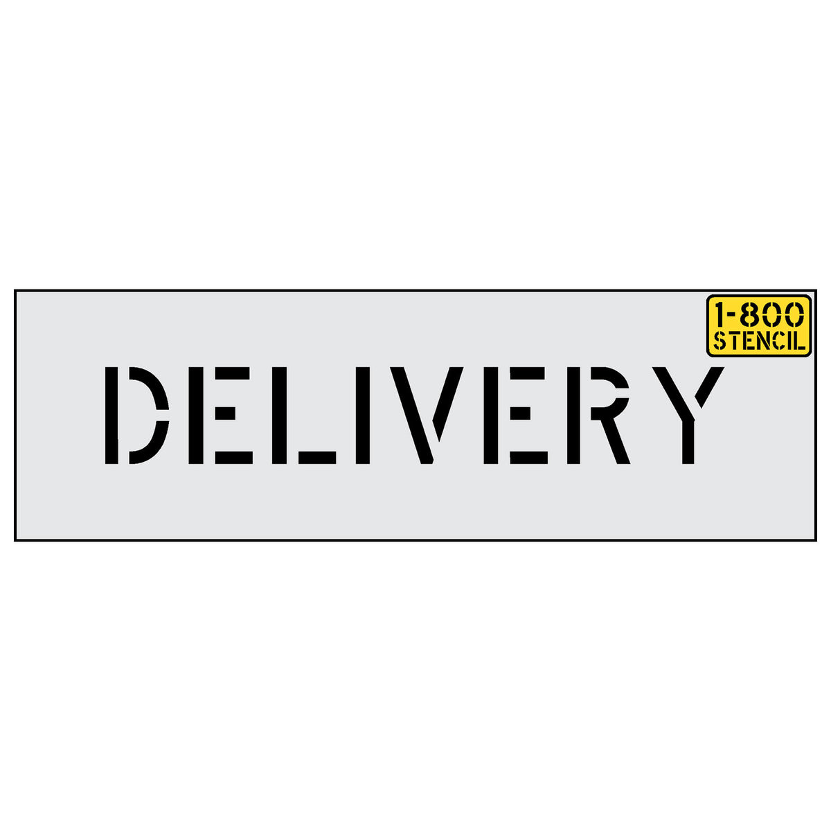 4" DELIVERY Stencil — 1800Stencil
