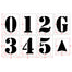 42" Football Numbers Stencil Kit