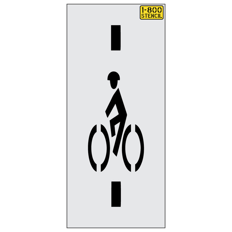 Bike Lane Stencils — 1-800-Stencil