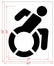 NYSDOT 48" Accessible Icon Handicap Stencil