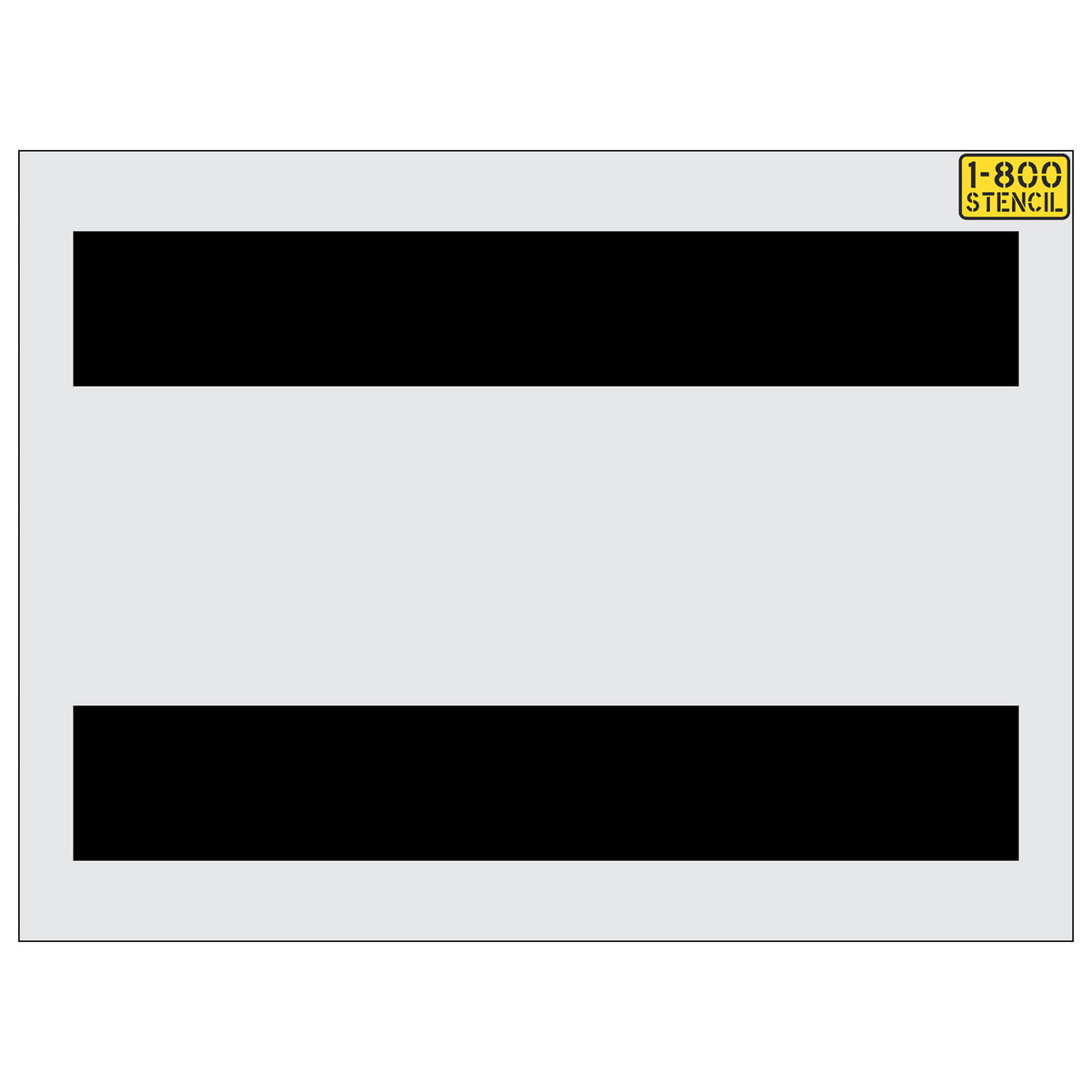 48"x72" Crosswalk Stencil — 1800Stencil