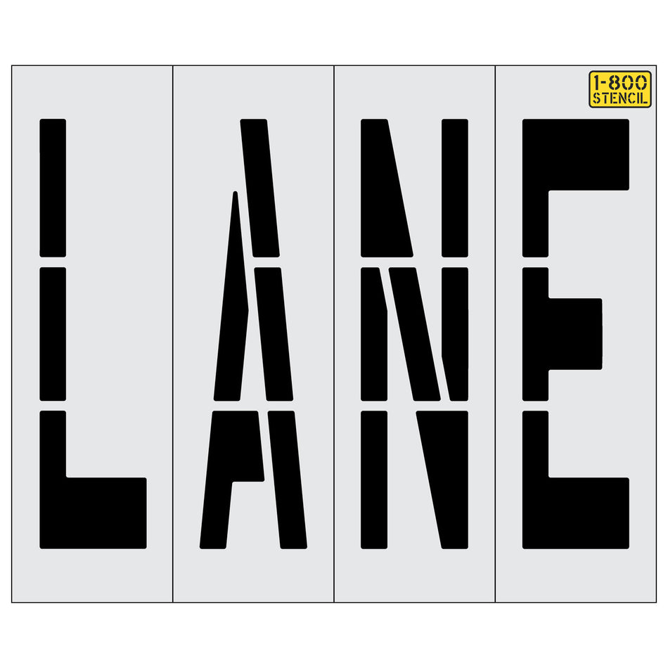 48" LANE Stencil