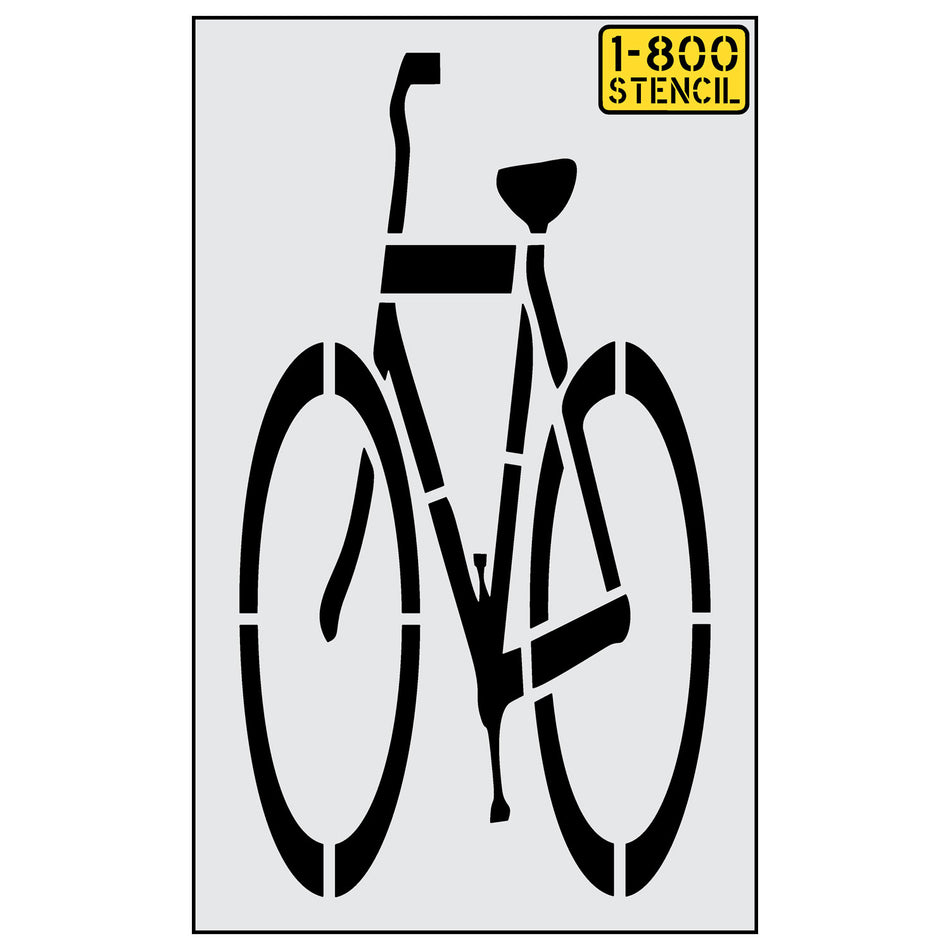 48" Bike Symbol Stencil