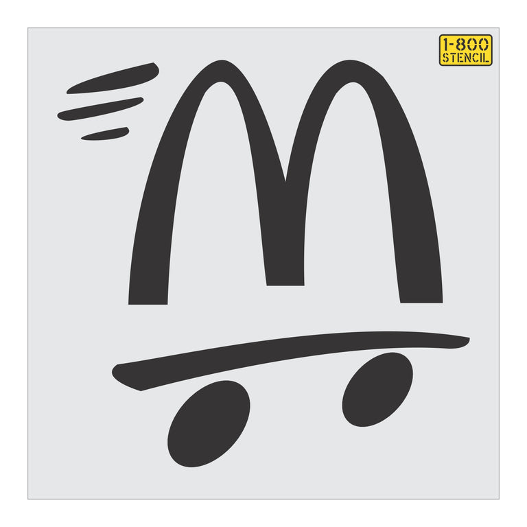 McDonalds Parking Lot and Drive-Thru Stencils - 1-800-Stencil