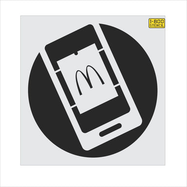 53" McDonalds Online Order Stencil