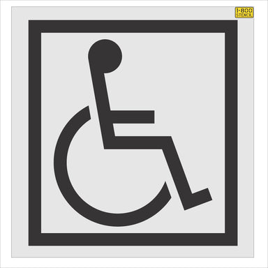 54" Cracker Barrel Handicap Symbol Stencil