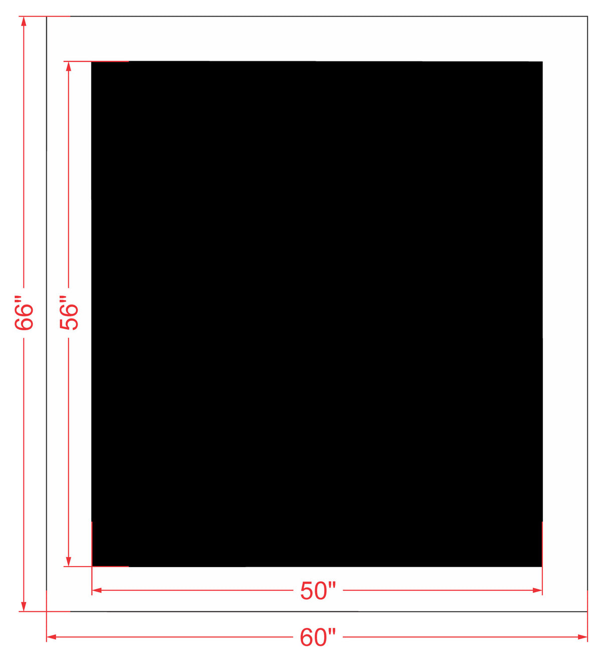 56" Handicap Background Stencil