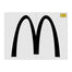 76" McDonalds Arch Stencil