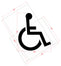 78" ADA Handicap Stencil