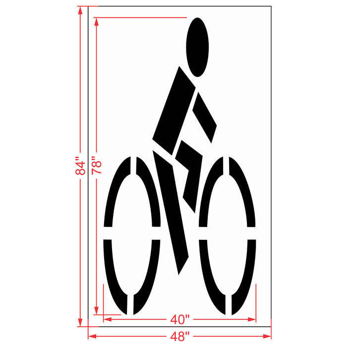 78" Bike Lane Stencil