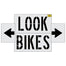 84" Look for Bikes w/ Arrows Stencil
