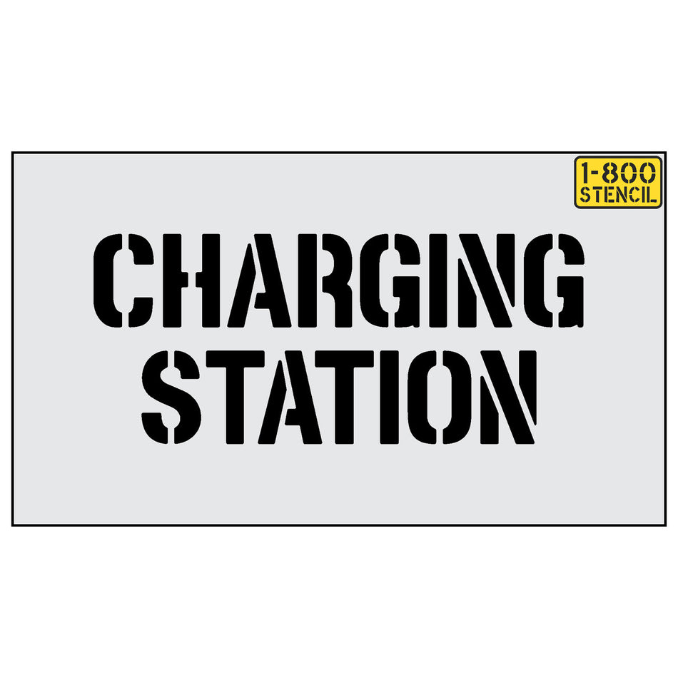 CHARGING STATION Stencil - (4"-12")