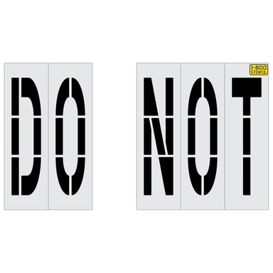 96" DO NOT Stencil