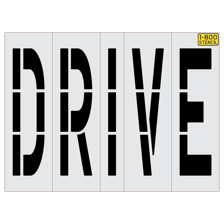 96" DRIVE Stencil