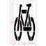 96" Bike Lane Stencil