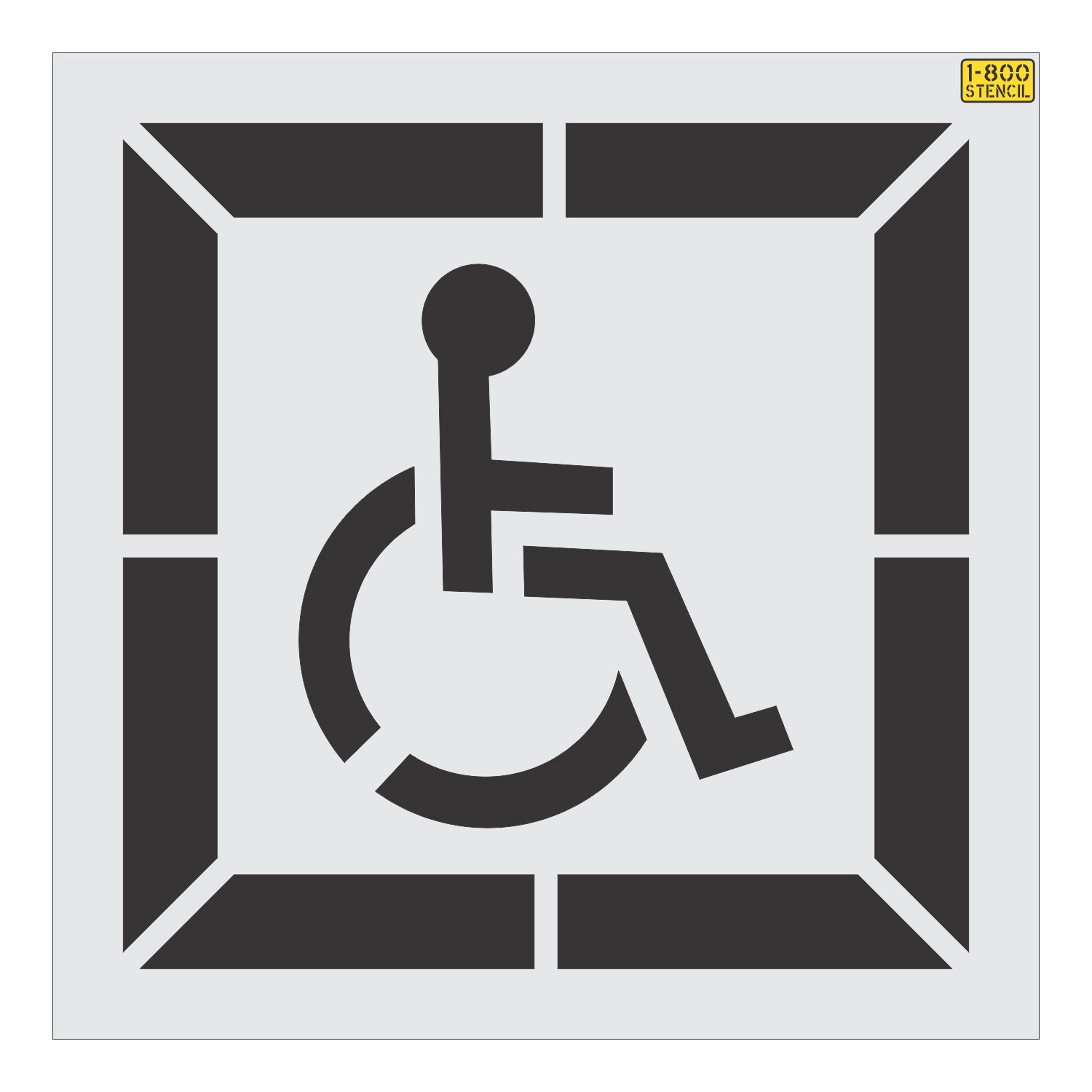 36" California Handicap Stencil (legacy)