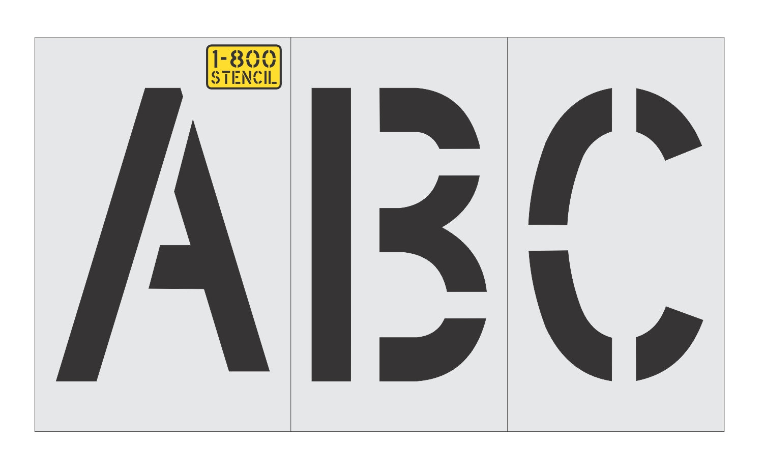 thumbnail image 2 of Artbox 4-Piece Coloured Letter & Number Stencil Set – 7, 10, 20 & 30mm Sizes 2 of 4