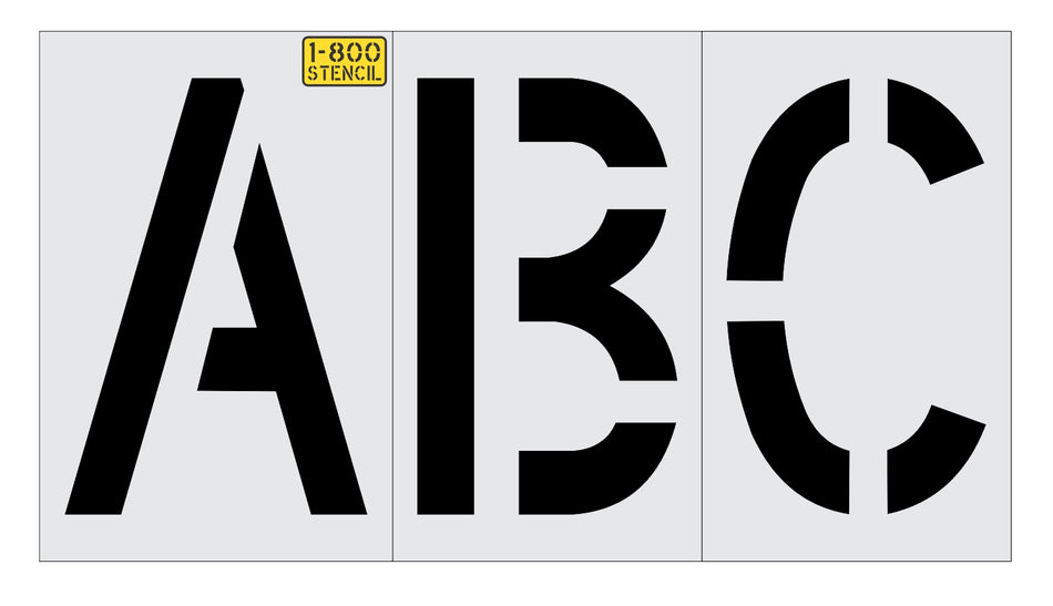 20"x12" Alphabet Kit Stencil